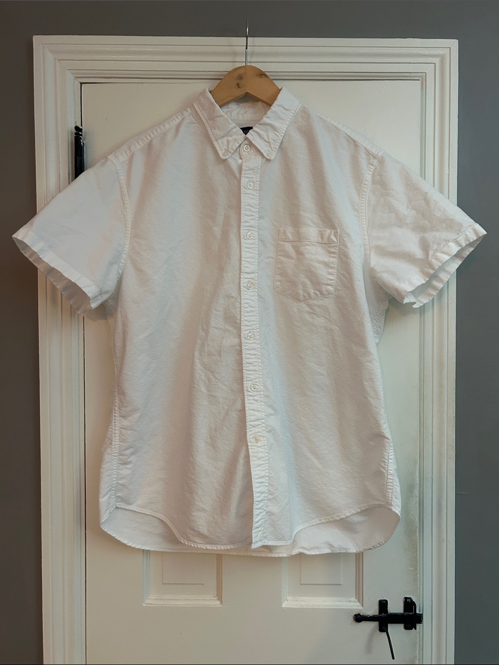 J. Crew White Short-Sleeve Button-Down Shirt BRAND NEW w/o Tags